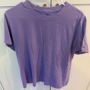 Lululemon Purple boyfriend T